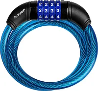 Замок тросовый ЗУБР 950 мм, 10 мм цинковый сплав, кодовый, серия "Профессионал" (37262-95_z01)