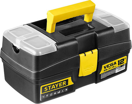 Ящик для инструментов VEGA-12, STAYER 290 x 170 x 140 мм (12"), пластиковый (38105-13_z03), фото 2