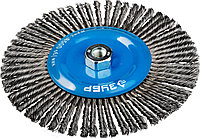 Щетка дисковая для УШМ, ЗУБР Ø 175 мм, проволока 0.5 мм (35192-175_z01)