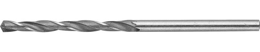 Сверло по металлу ЗУБР Ø 2.5 x 57 мм, Р6М5, класс В (4-29621-057-2.5), фото 1