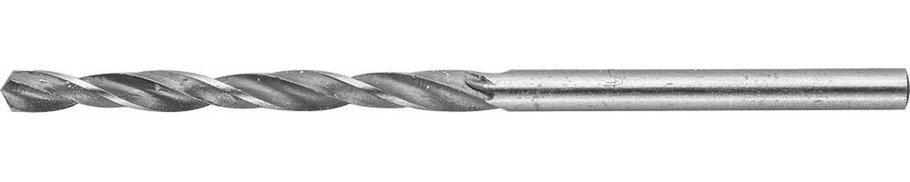 Сверло по металлу ЗУБР Ø 3.3 x 65 мм, Р6М5, класс В (4-29621-065-3.3), фото 2