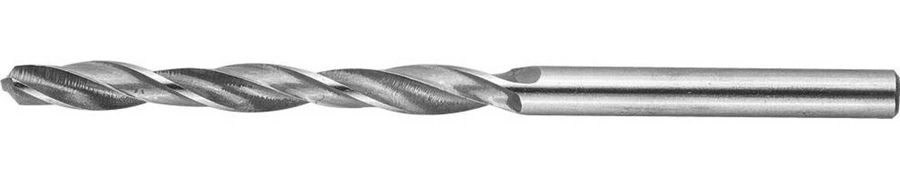 Сверло по металлу ЗУБР Ø 4.7 x 80 мм, Р6М5, класс В (4-29621-080-4.7)