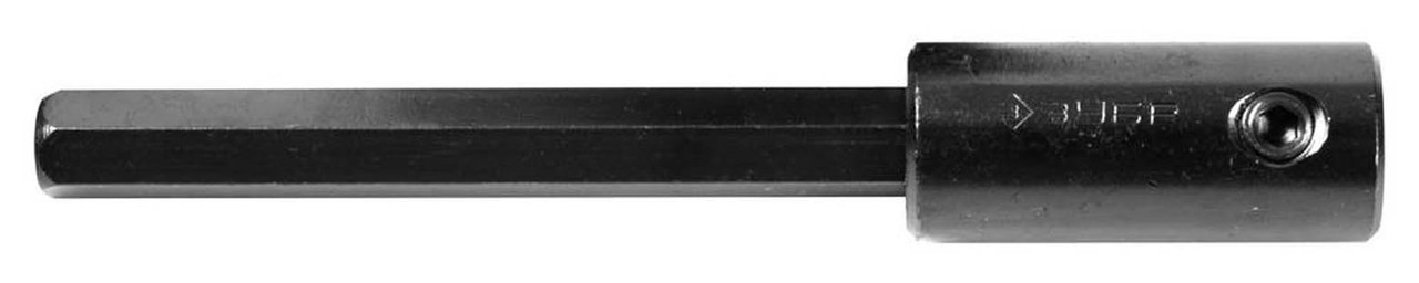 Удлинитель для биметаллических коронок ЗУБР 140 мм, шестигранный хвостовик (29539-140)
