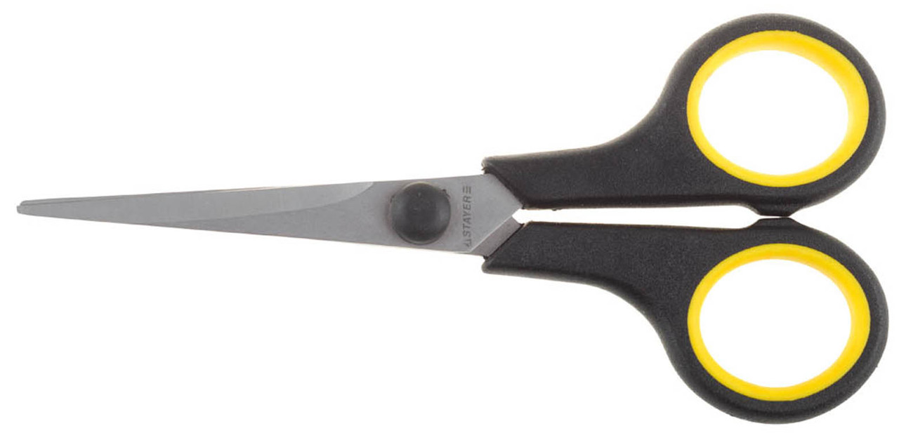 Ножницы хозяйственные STAYER 135 мм, прямые, двухкомпонентные ручки (40465-13) - фото 1 - id-p79528906