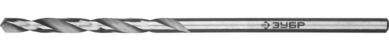 Сверло по металлу ЗУБР Ø 2.2 x 53 мм, класс В, Р6М5, серия "Профессионал" (29621-2.2)