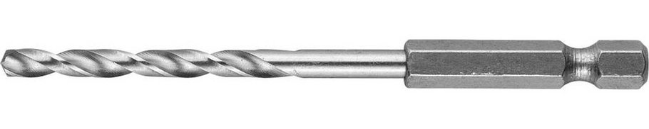 Сверло спиральное по металлу ЗУБР Ø 3.5 x 88 мм, НЕХ 1/4" (29623-088-3.5), фото 2