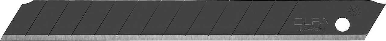 Лезвия сегментированные BLACK MAX, OLFA 9 х 80 х 0.38 мм (OL-ABB-50B) - фото 1 - id-p79529029