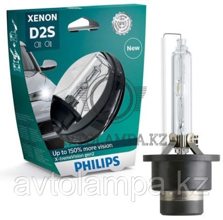 Ксеноновые лампы Philips X-treme Vision +150, D2S
