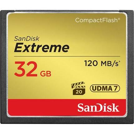Карта памяти SanDisk EXTREME CompactFlash 32GB 120mb/s, фото 2