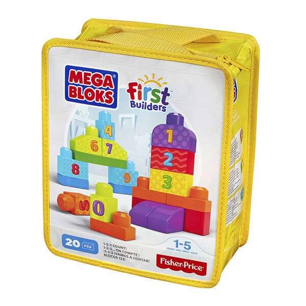 Mega Bloks First Builders Конструктор Мега Блокс "Учимся считать"