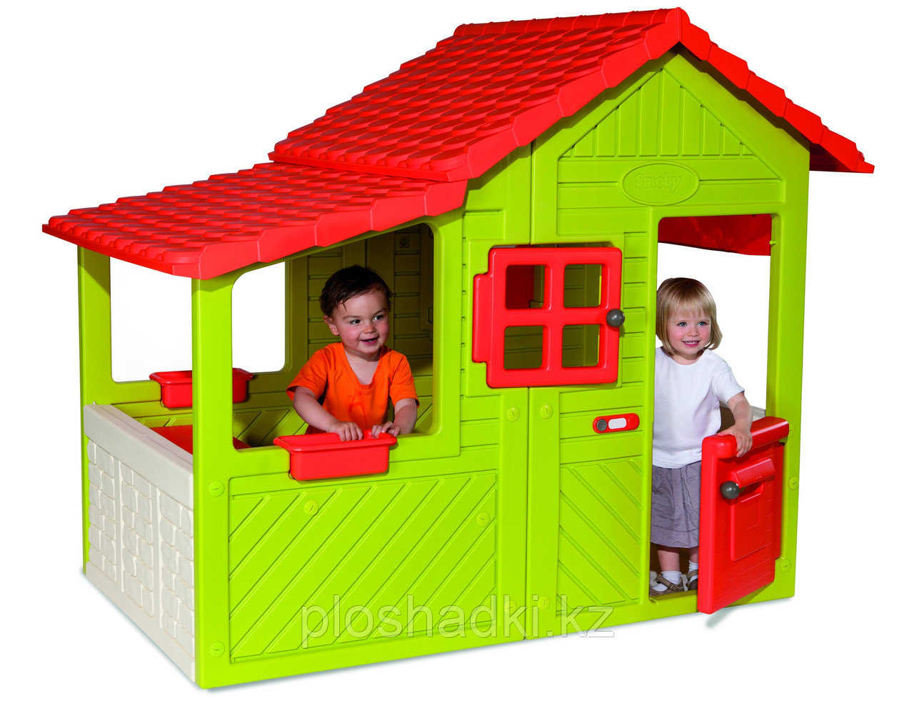 Детский домик садовода, с крышей, дверьми, окнами, упрочнённый пластик