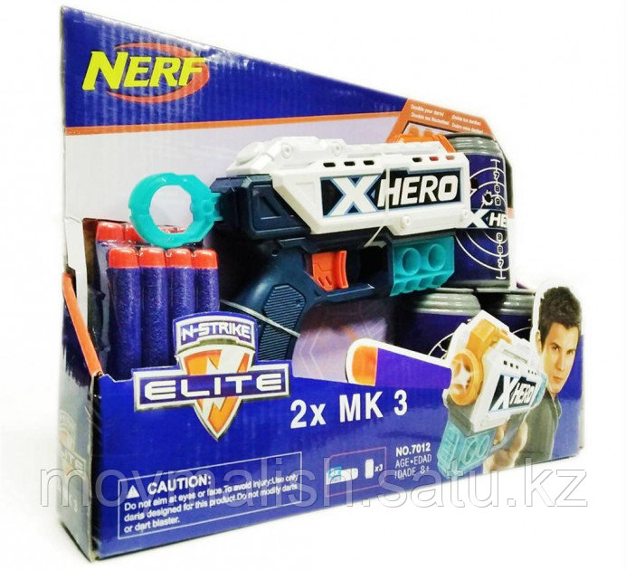 Бластер "NERF X-Hero" арт.7012 - фото 2 - id-p79544554
