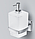 Стеклянный диспенсер для жидкого мыла AM. PM с настенным держателем, фото 2