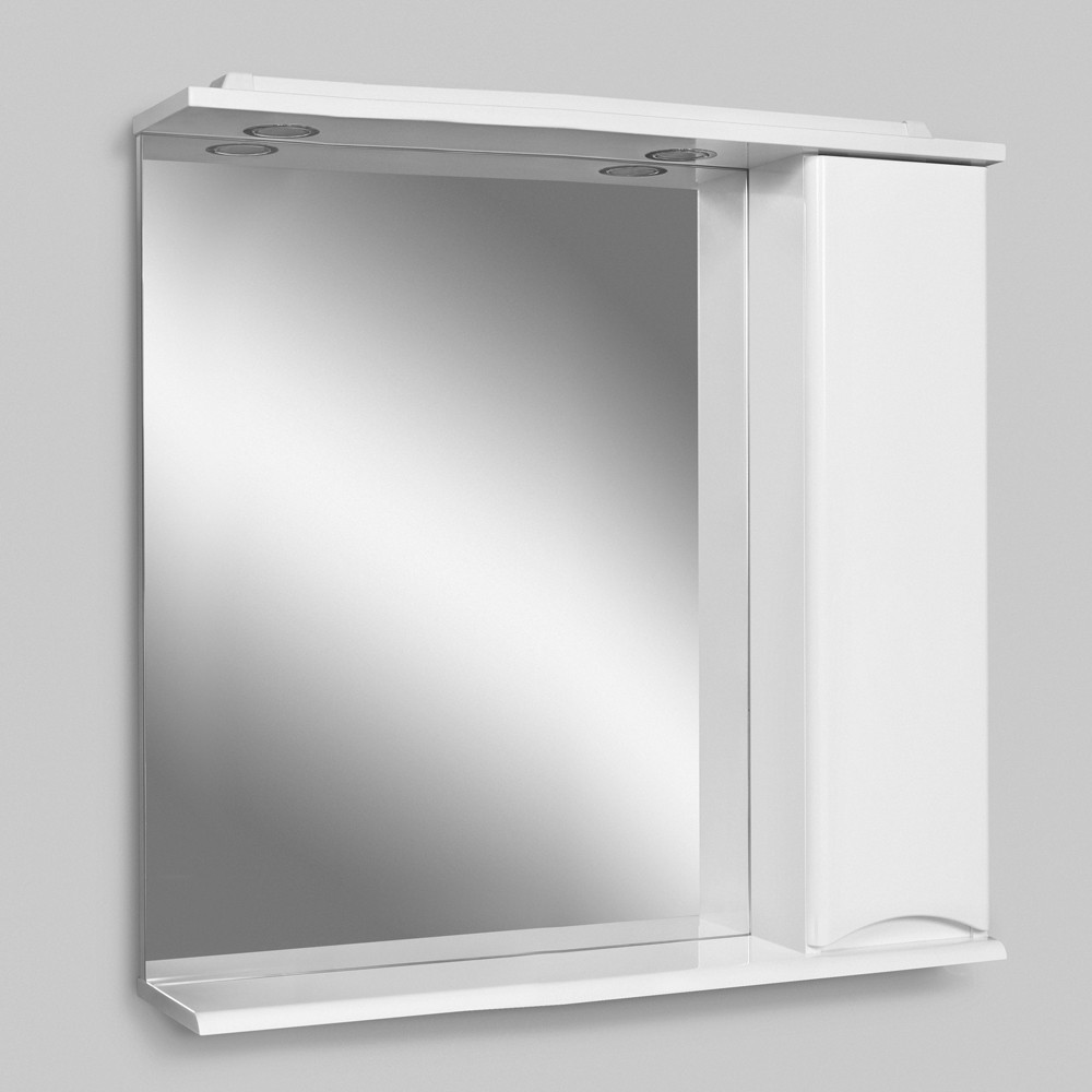 Зеркальный шкаф с подсветкой, 80 см AM.PM M80MPR0801WG - фото 1 - id-p79546472