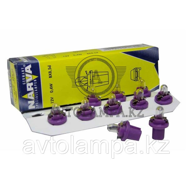 NARVA 17006 (BAX 0.4W BX8.5d VIOLET 12V)