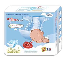 Подгузники детские Heeppo Baby №2 3-6 кг (100 шт.)