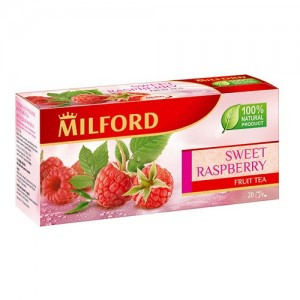 Чай Milford сладкая малина, 20 пакетиков
