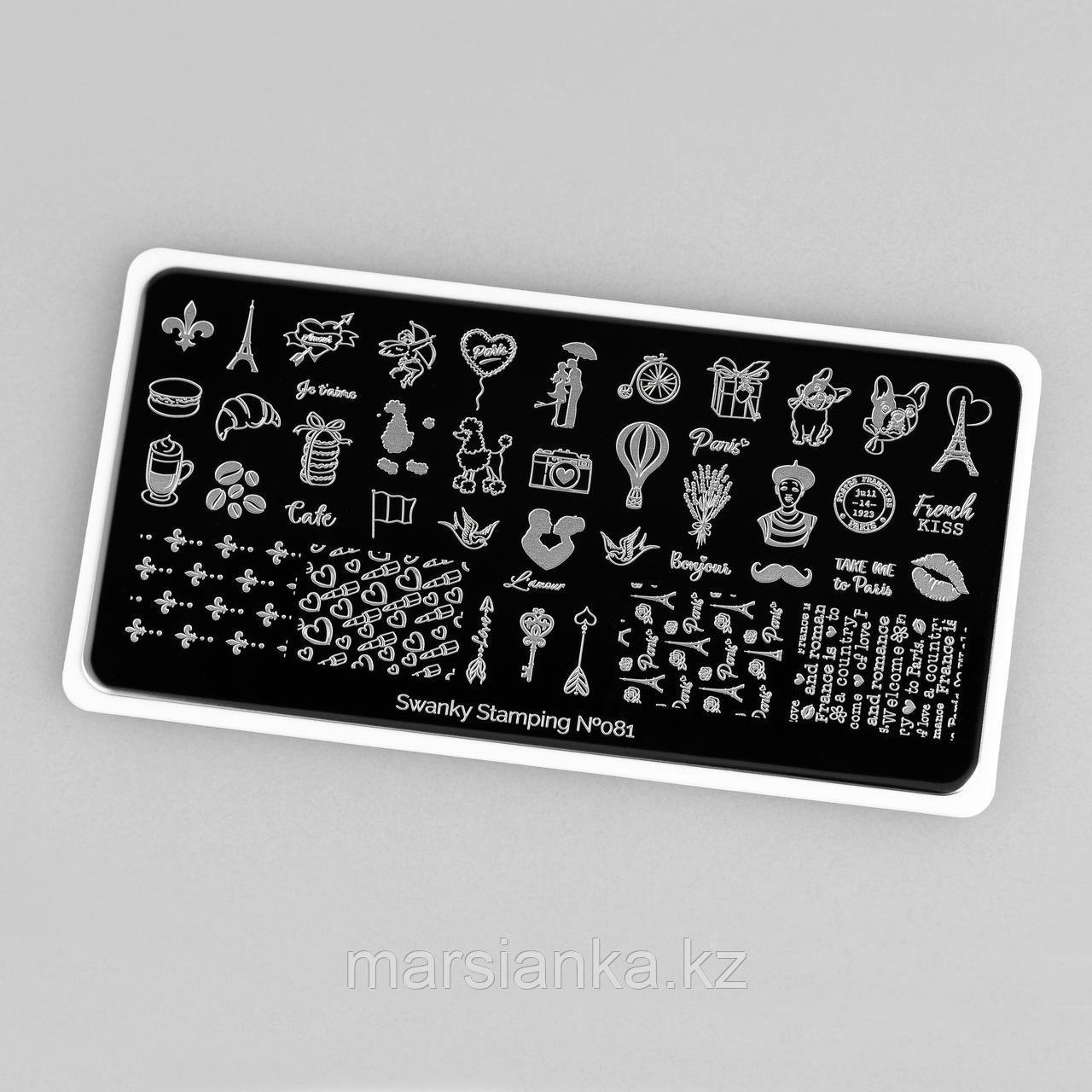Пластина Swanky Stamping #081
