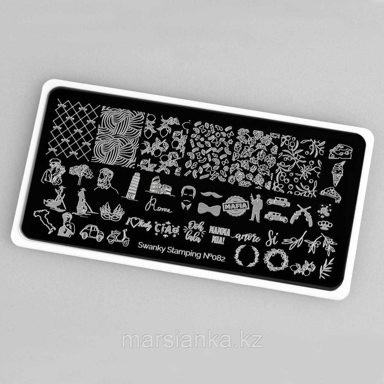 Пластина Swanky Stamping #082