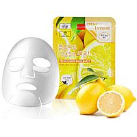 Маска для лица тканевая Lemon