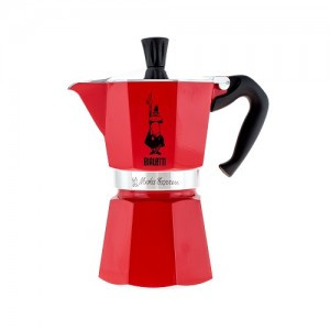 Гейзерная кофеварка на 6 порций Bialetti Moka Express, красная - фото 1 - id-p79548114