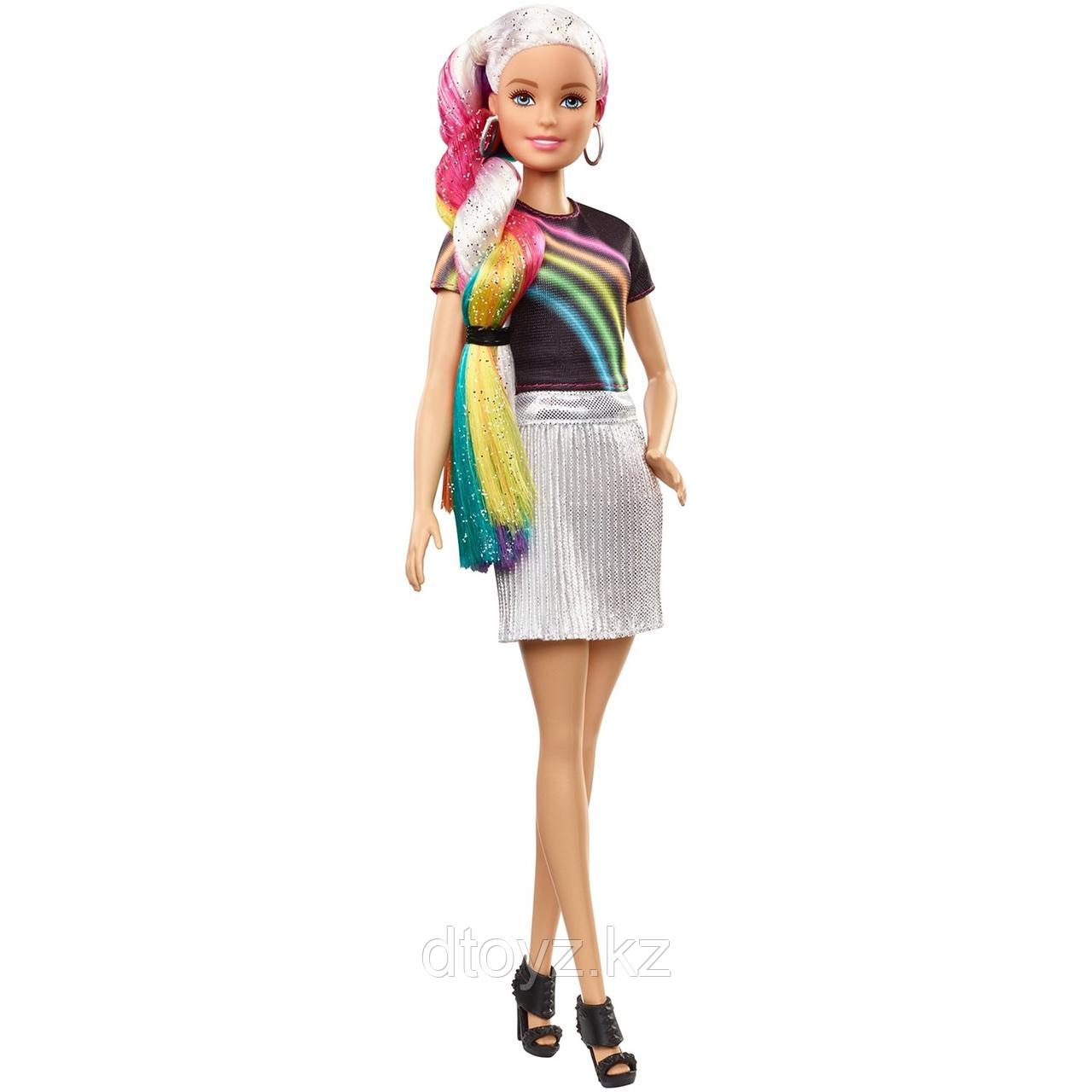 Barbie с радужной мерцающей прической FXN96 - фото 4 - id-p79552896