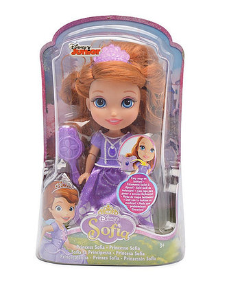 Disney Кукла Принцесса "София Прекрасная: Прически", 15 см