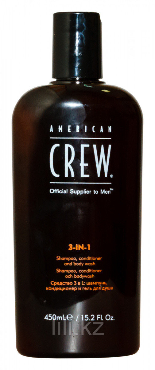 Шампунь, Кондиционер и Гель для душа 3 в 1 American Crew 3-in-1 Shampoo, Conditioner and Body Wash 450 мл.