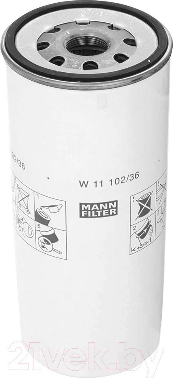 Масляный фильтр MANN FILTER W11102/36