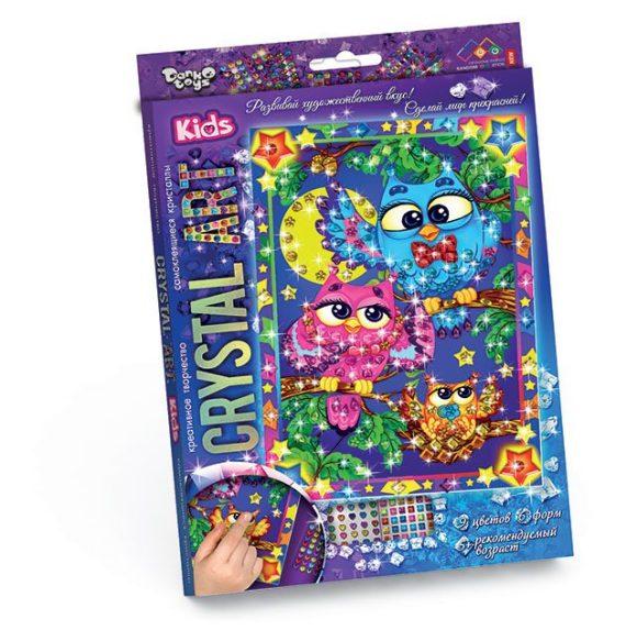 Набор креативного творчества "CRYSTAL ART KIDS Совиная семья" (20)