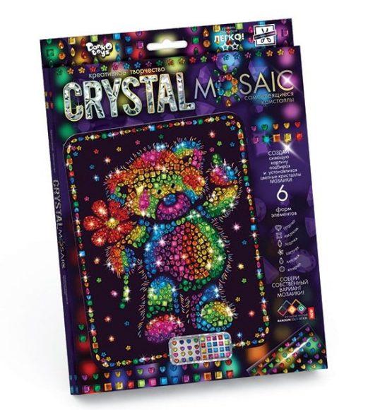 Набор креативного творчества  "CRYSTAL MOSAIC Мишка с цветком" (20)