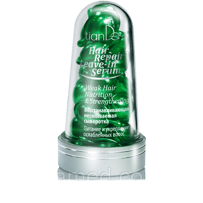 Восстанавливающая несмываемая сыворотка "Питание и укрепление ослабленных волос"