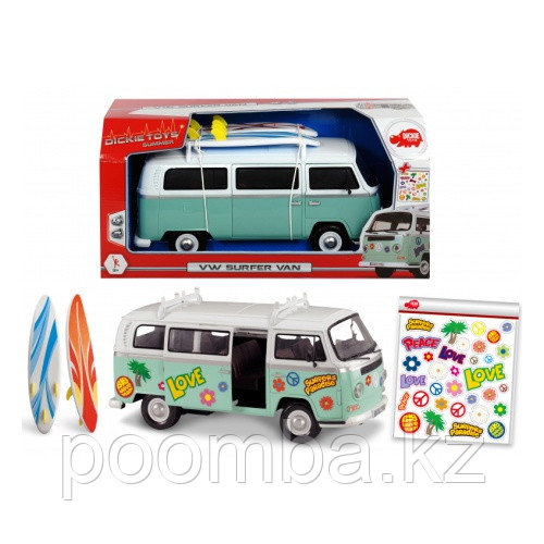 Машинка для серферов и наклейки фрикционная 32 см Dickie Toys