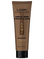 L.Sanic Укрепляющий шампунь для волос с восточными травами Oriental Herbs Strength & Shine Shampoo / 120 мл.