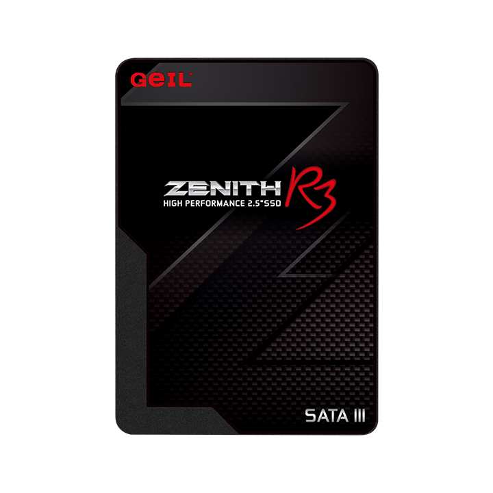 SSD 1000GB SSD GEIL ZENITH R3  2,5” SATAIII Чтение 560MB/s, Запись 505MB/s