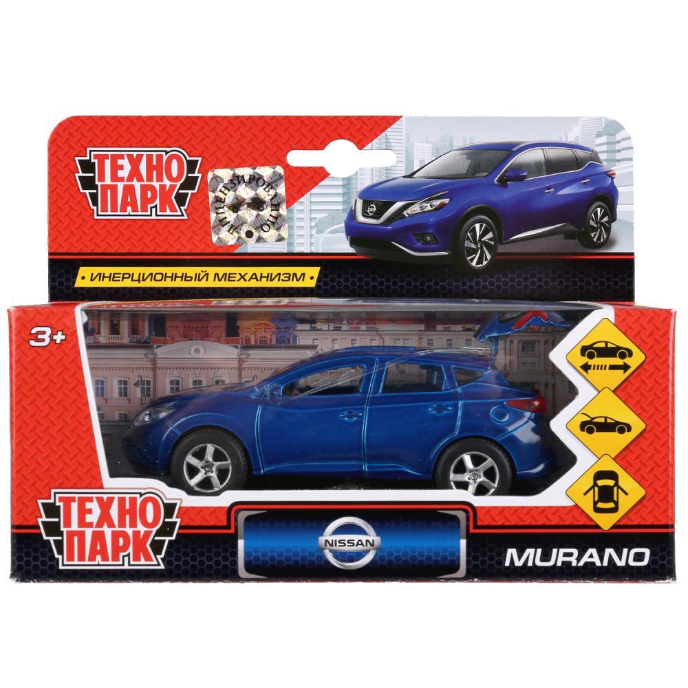 Технопарк Металлическая инерционная модель Nissan Murano, синий, 12 см.