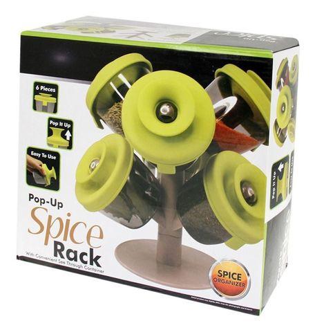 Набор емкостей-органайзер для специй с силиконовыми крышечками Oxiloc FineLife Pop-Up Spice Rack - фото 5 - id-p4760633