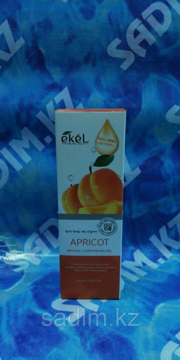 Ekel Apricot Natural Clean Peeling Gel, 100мл - Пилинг-гель (скатка) для лица с экстрактом Абрикоса