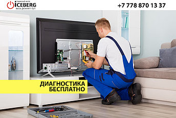 Ремонт телевизоров мониторов Телемастер выезд на дом по Алматы Бесплатная диагностика Гарантия, фото 2