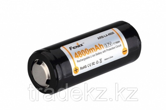 Аккумулятор для фонарей Fenix ARB-L4-4800, 26650, 3.7V, 4800 mAh