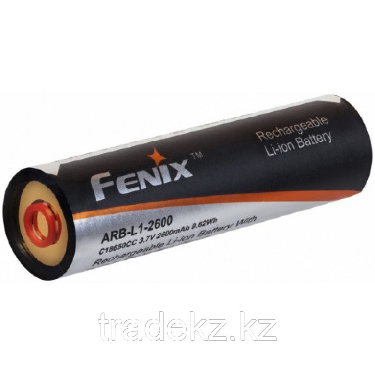 Аккумулятор для фонарей Fenix ARB-L1-2600, 3.7V, 2600 mAh - фото 1 - id-p79600450