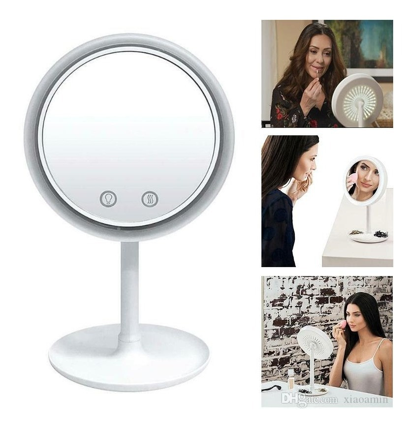 Зеркало с увеличением, подсветкой и вентилятором Beauty Breeze Mirror
