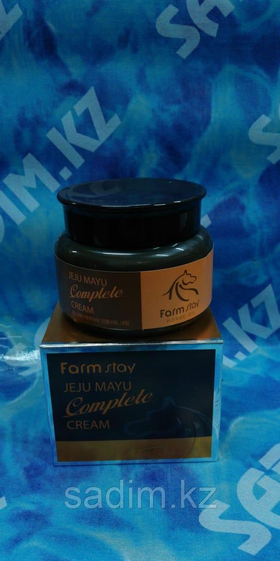 FarmStay Jeju Mayu Complete Cream - Крем с лошадиным маслом для сухой кожи