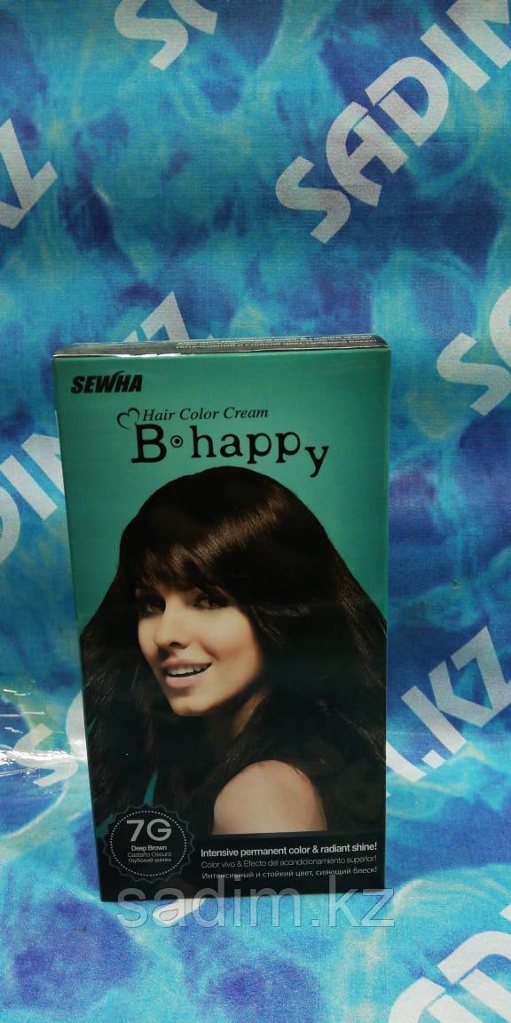 B Happy ( 7G ) - Краска для волос - Глубокий шатен - фото 1 - id-p63489612