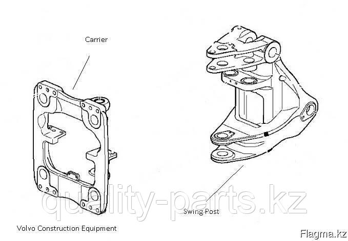 Каретка (Carrier) для Volvo BL71, BL61