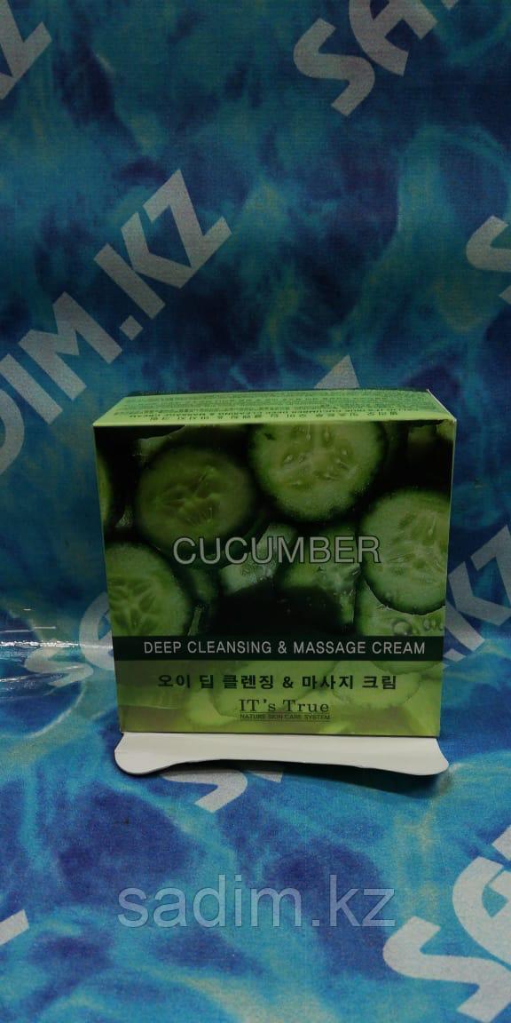 Cellio it's true deep cleansing & massage cream Cucumber - Массажный Очищающий крем на основе огурца