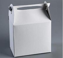 Коробка-сундучок  Белая 11х18х16 см
