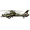 Технопарк Металлическая инерционная модель Вертолет Вооруженные силы, 22 см. (свет, звук), фото 6