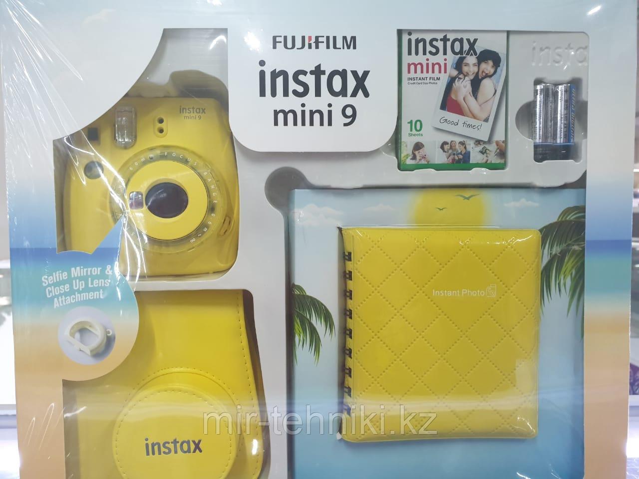 Подарочный набор Fujifilm Instax mini 9 Yellow (Желтый)