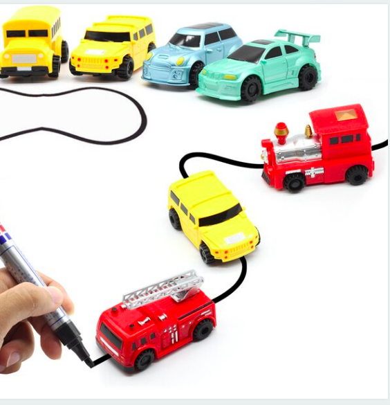 Inductive car - инновационная игрушка, ездит по нарисованному маршруту - фото 2 - id-p79614130